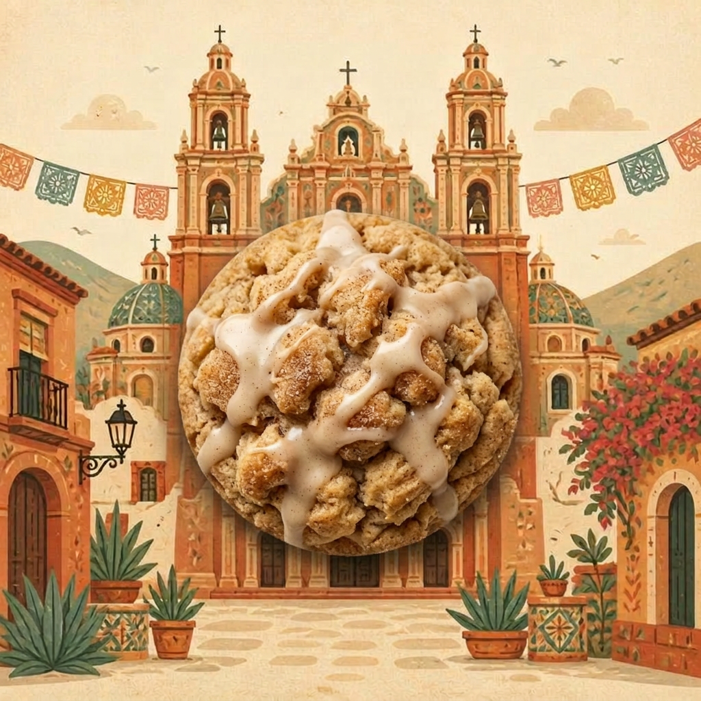 Mexican Churro Cookie inspired by Mexico